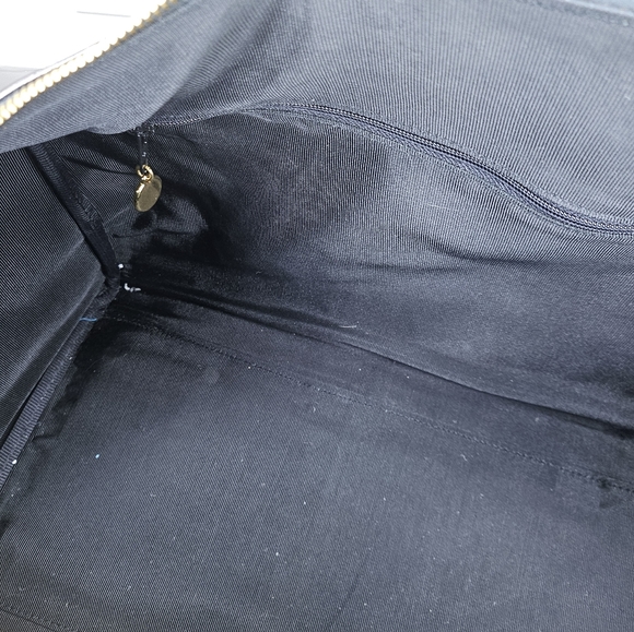 Chanel Timeless Black Patent Boston Travel Duffle Bag Weekender 24kGold Hardware - Picture 10 of 13